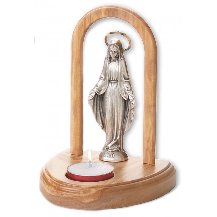 Altarino Devozionale con Statuina Madonna MIracolosa