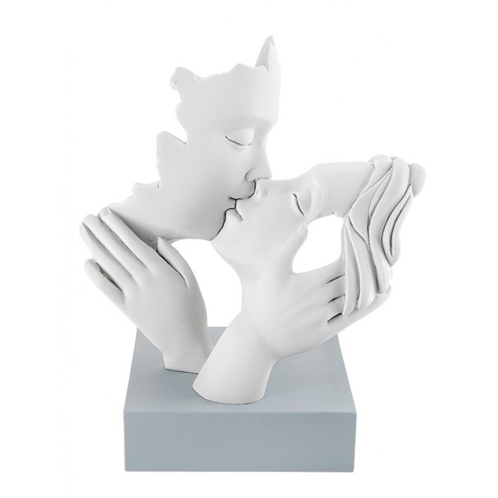 Statua Moderna Matrimonio Il Bacio degli Sposi |   Dimensioni CM 14 X 11