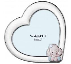 CUORE PORTAFOTO NASCITA BATTESIMO BAMBINO ARGENTO MIRO SILVER