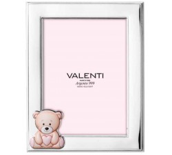 CORNICE PORTAFOTO NASCITA BATTESIMO BAMBINA ARGENTO MIRO SILVER