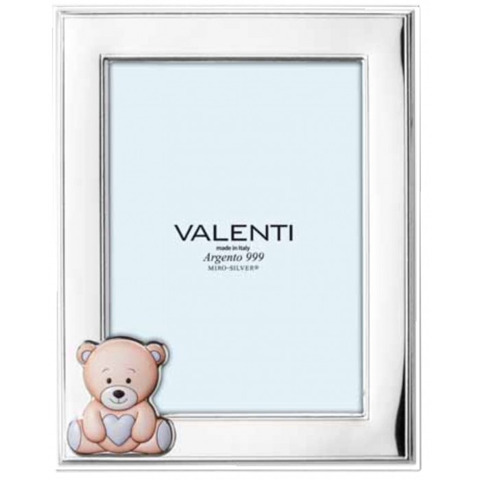 CORNICE PORTAFOTO NASCITA BATTESIMO BAMBINO ARGENTO MIRO SILVER